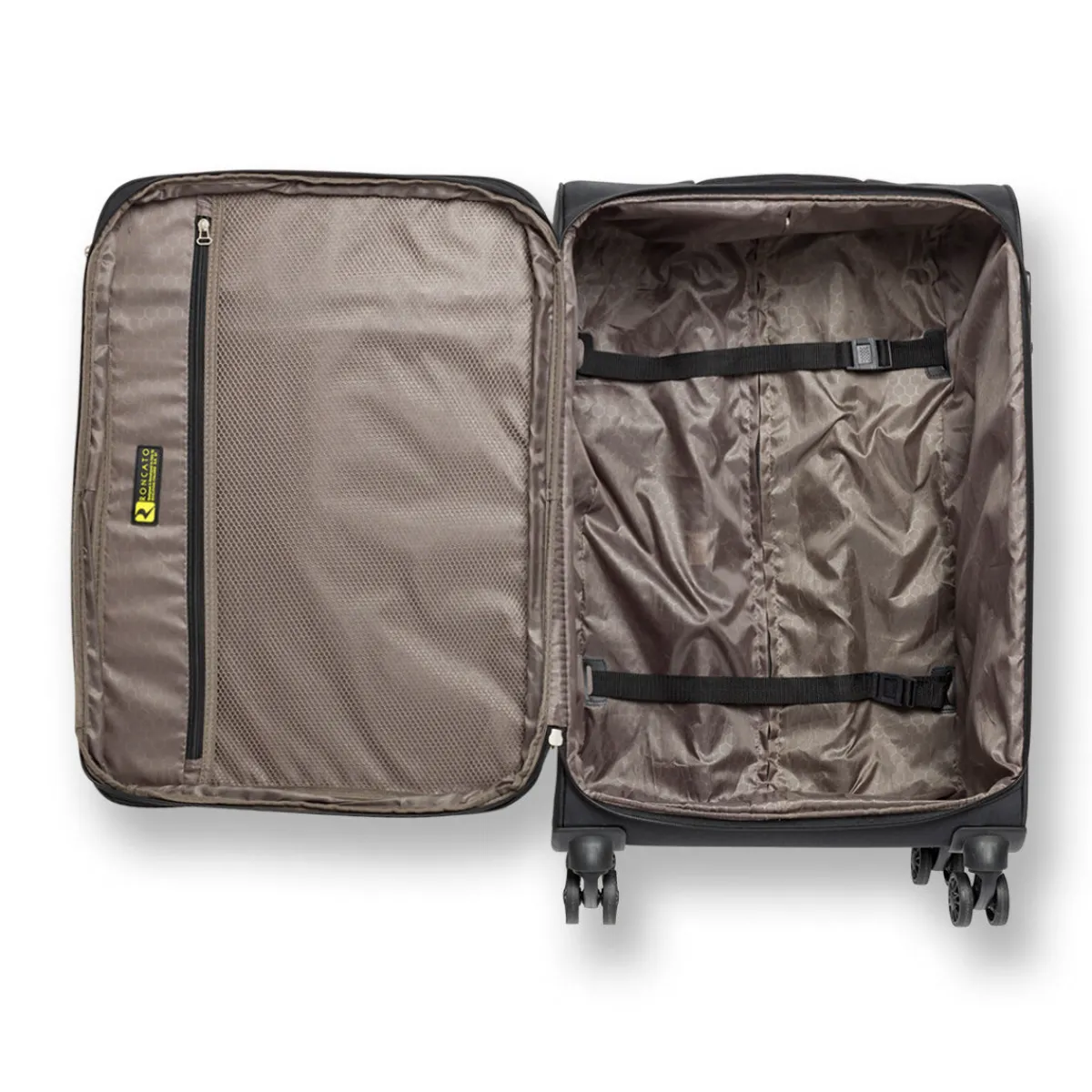 Sale Valigia grande nera in tessuto Valigie Grandi