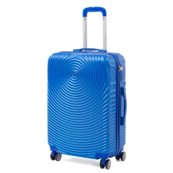 Online Valigia media blu con ruote multidirezionali Valigie Medie