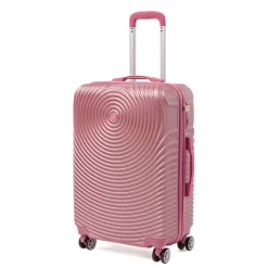 Valigia media rosa antico con ruote multidirezionali Valigie Medie