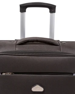 New Valigia Trolley medio Nero in tessuto Valigie Medie