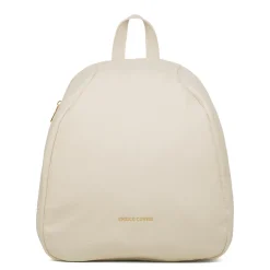 Zaino bianco off-white da Donna con dettagli dorati Donna Zaini Donna