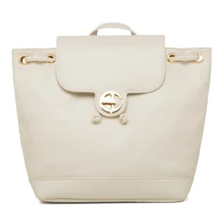 Hot Zaino bianco off-white da Donna con logo Donna Zaini Donna