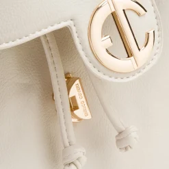 Hot Zaino bianco off-white da Donna con logo Donna Zaini Donna