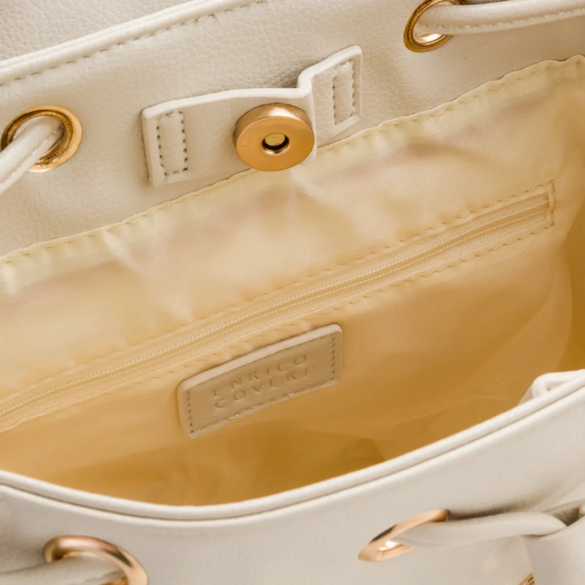 Hot Zaino bianco off-white da Donna con logo Donna Zaini Donna