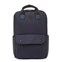 Sale Zaino blu da Uomo con tasca frontale Uomo Zaini Uomo