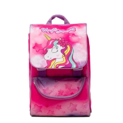 Online Zaino da scuola fucsia con Magic Land Bambino Zaini E Astucci