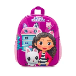 Outlet Zaino da scuola piccolo azzurro e lilla con dettaglio Bambino Zaini E Astucci