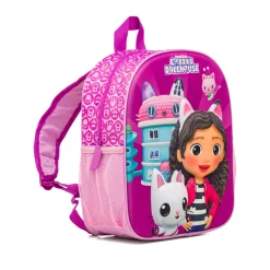 Outlet Zaino da scuola piccolo azzurro e lilla con dettaglio Bambino Zaini E Astucci