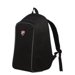 Discount Zaino nero con badge Corse Zaini Sportivi