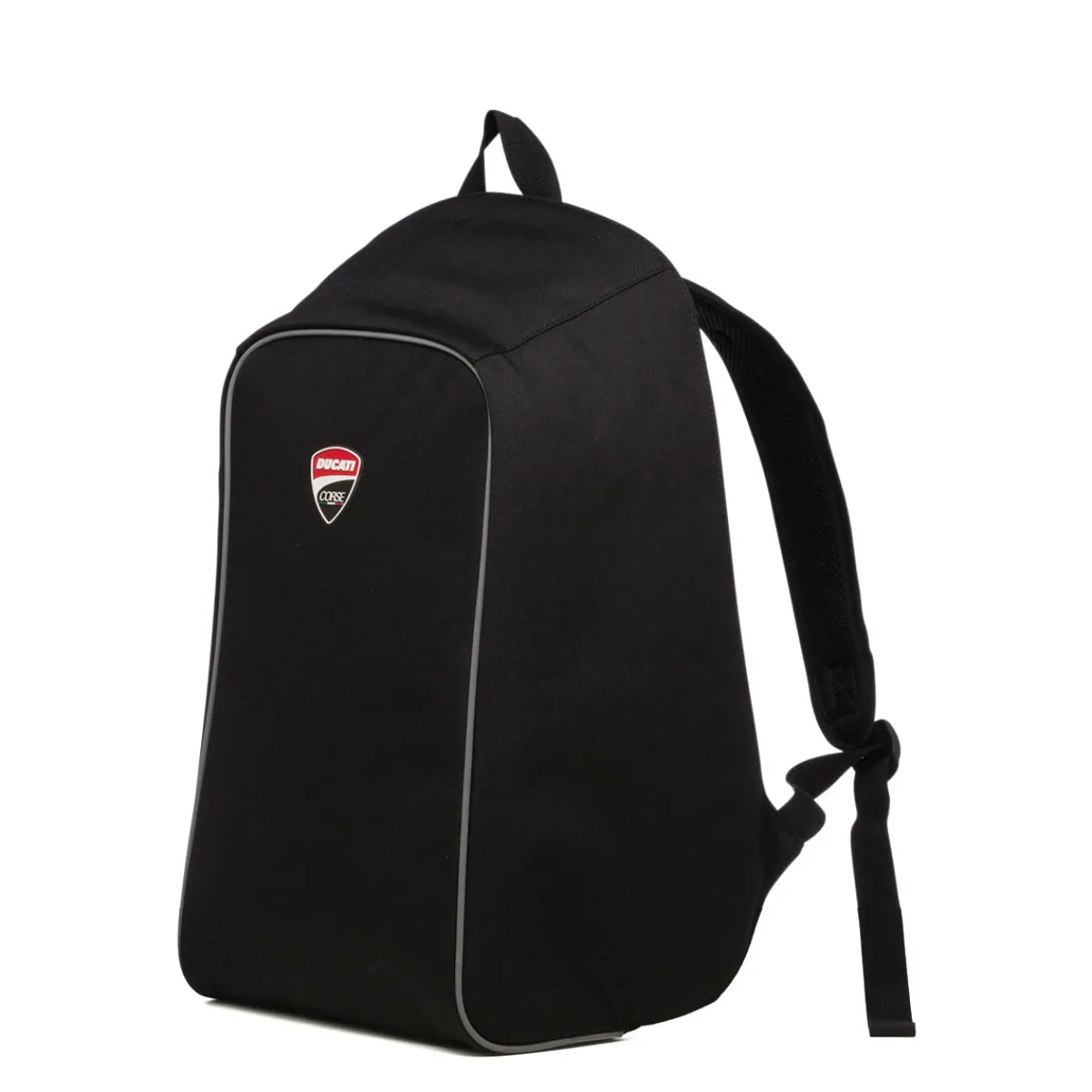 Discount Zaino nero con badge Corse Zaini Sportivi