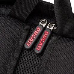 Discount Zaino nero con badge Corse Zaini Sportivi