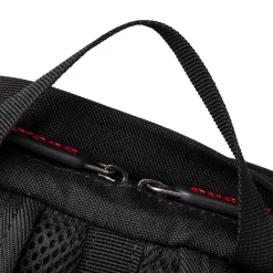 Zaino nero con badge Corse Zaini Sportivi