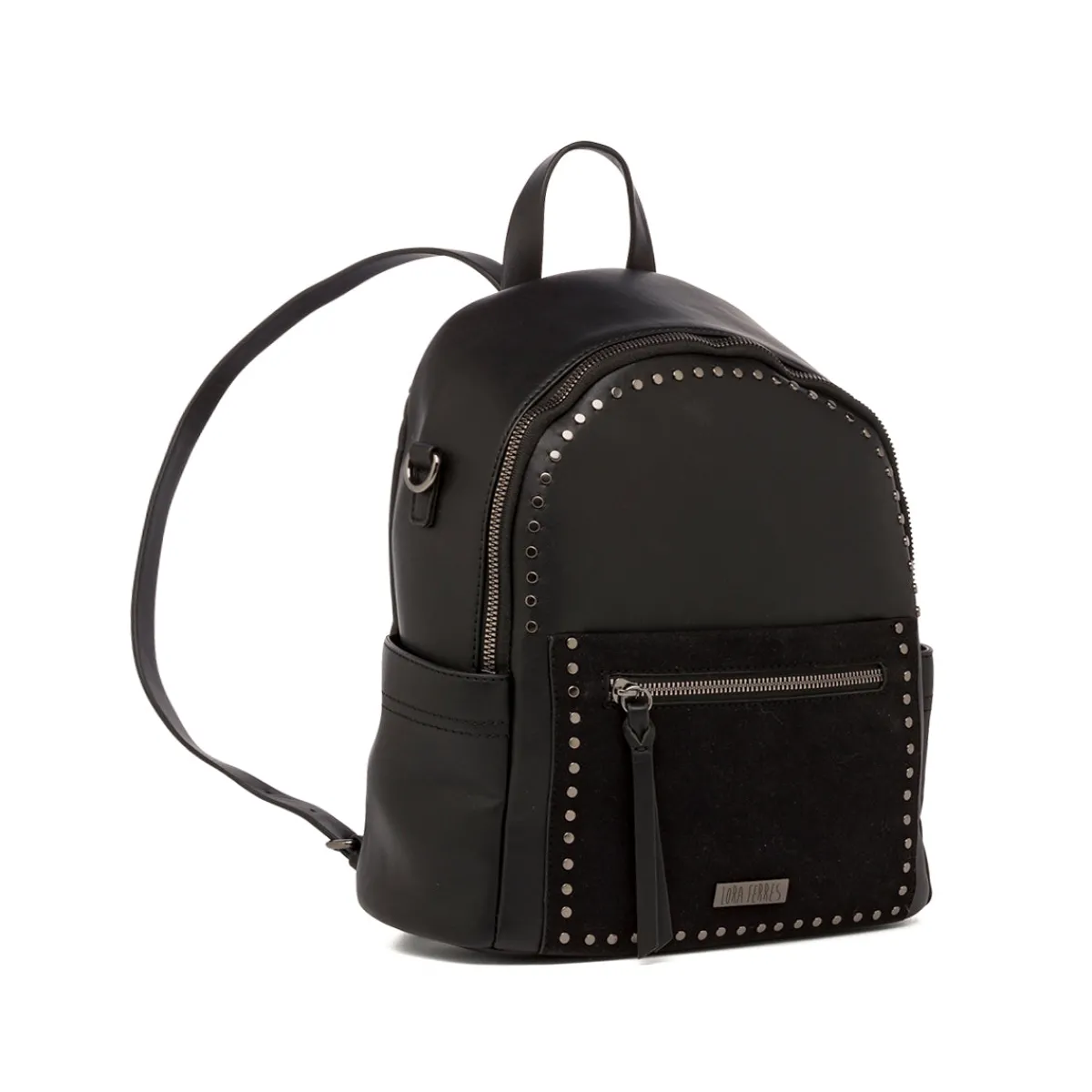 Hot Zaino nero da Donna con borchie Donna Zaini Donna