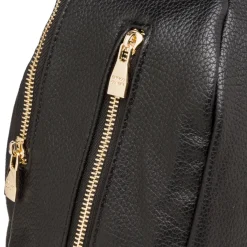 Online Zaino nero da Donna con dettagli dorati Donna Zaini Donna