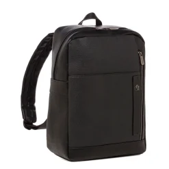 Sale Zaino nero da Uomo con zip laterale Uomo Zaini Uomo