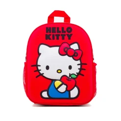 Zaino piccolo da scuola rosso con dettaglio Bambino Zaini E Astucci