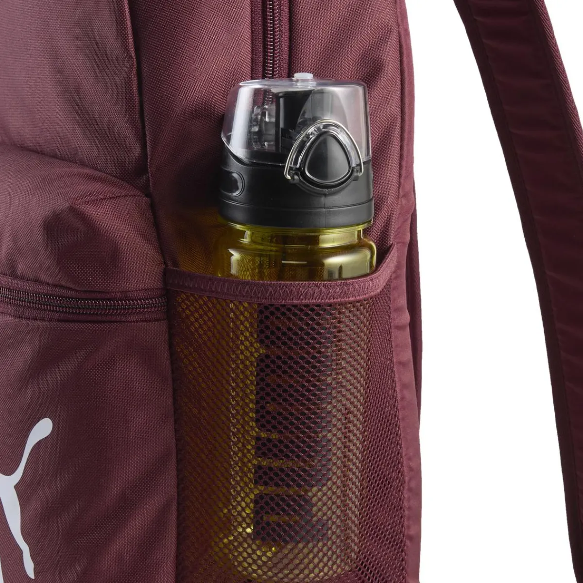 Outlet Zaino sportivo Bordeaux unisex con maxi logo frontale Zaini Sportivi