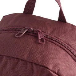 Outlet Zaino sportivo Bordeaux unisex con maxi logo frontale Zaini Sportivi