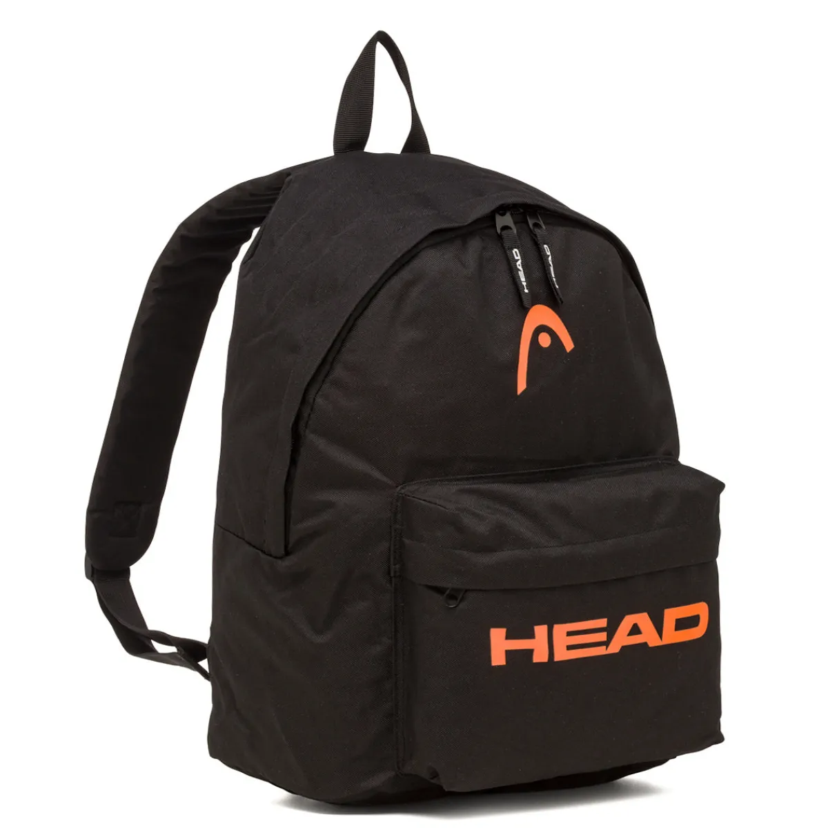 Sale Zaino sportivo nero Unisex con tasche e logo arancione Bambino Zaini Sportivi|Zaini E Astucci