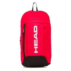 Online Zaino sportivo Unisex rosso e nero con tasca e logo bianco Bambino Zaini Sportivi|Zaini E Astucci