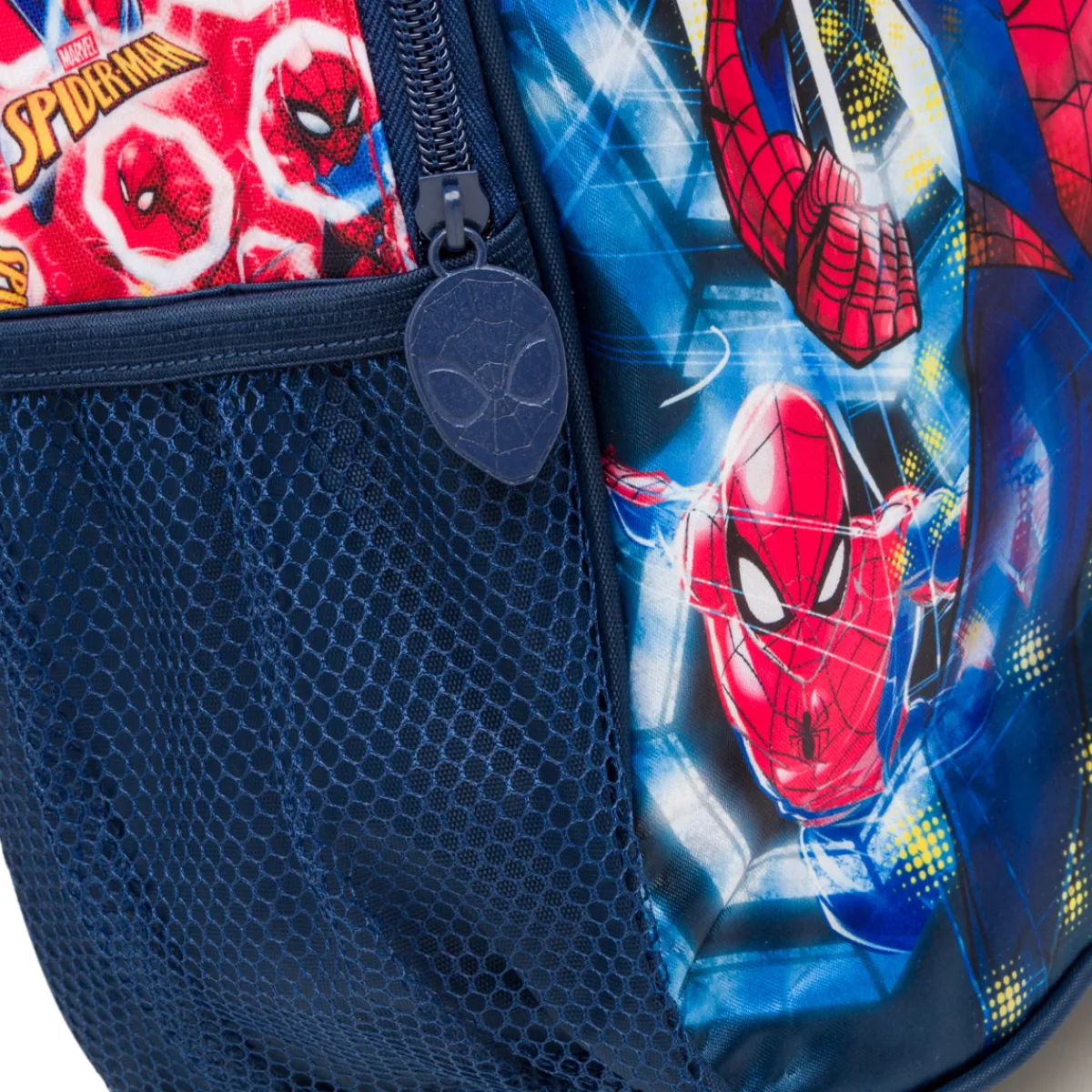 Sale Zaino trolley da scuola blu e rosso con stampa Bambino Zaini E Astucci