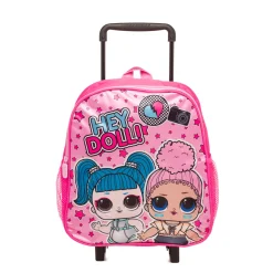 Online Zaino trolley da scuola rosa con stampa L.O.L. Surprise! Bambino Zaini E Astucci
