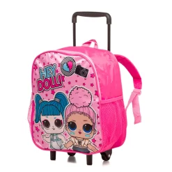 Online Zaino trolley da scuola rosa con stampa L.O.L. Surprise! Bambino Zaini E Astucci