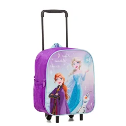 New Zaino trolley da scuola viola e lilla con stampa Bambino Zaini E Astucci